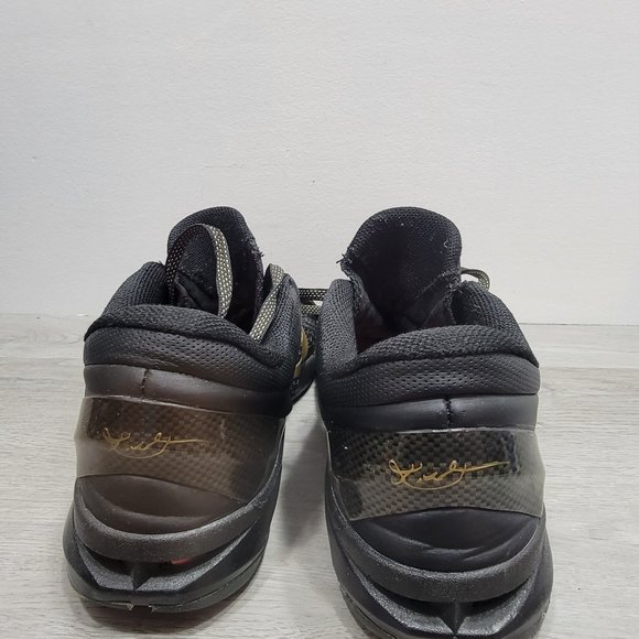 Nike Zoom Kobe 7 System Elite Away 2012 Size 9.5 BLACK AND GOLD main image 7